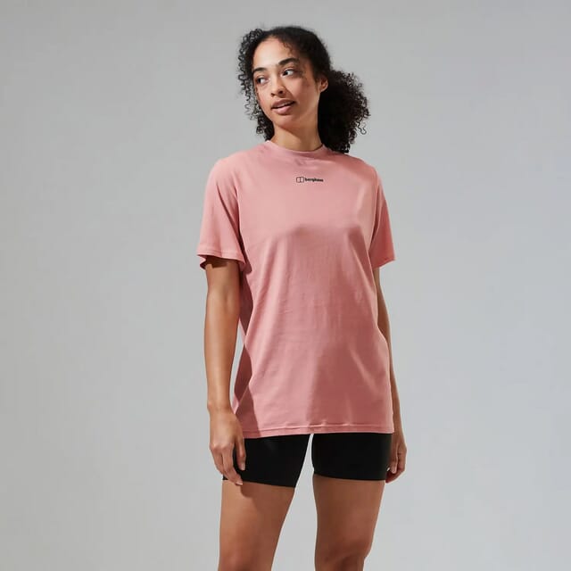 Berghaus Buttermere Boyfriend T-Shirt, Pink