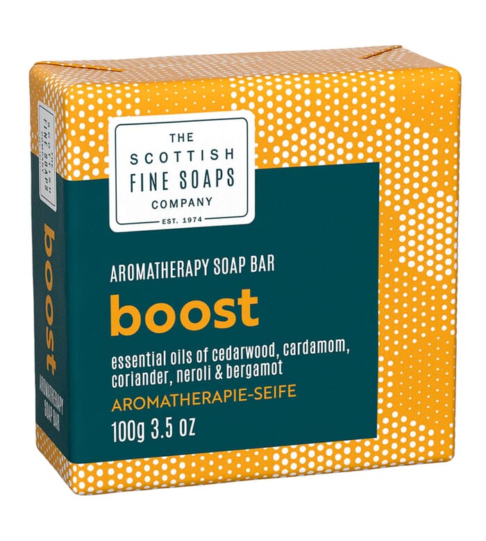 Scottish Fine Soaps, Aromatherapy Soap Bar, Boost