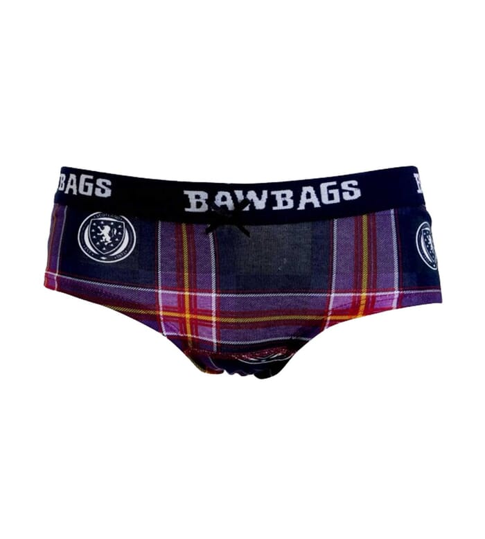 Bawbags Women's Scotland National Team Tartan Underwear