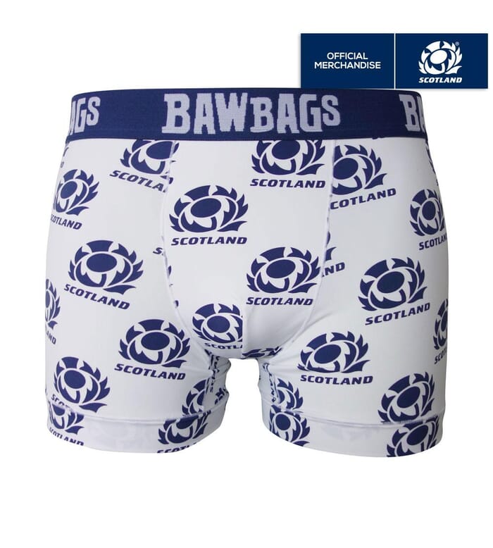 Bawbags Cool De Sacs Scotland Rugby Away Boxer Shorts