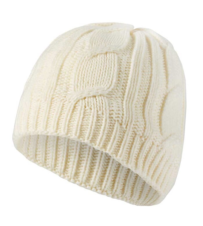 Sealskinz Cable Knit Beanie Cream