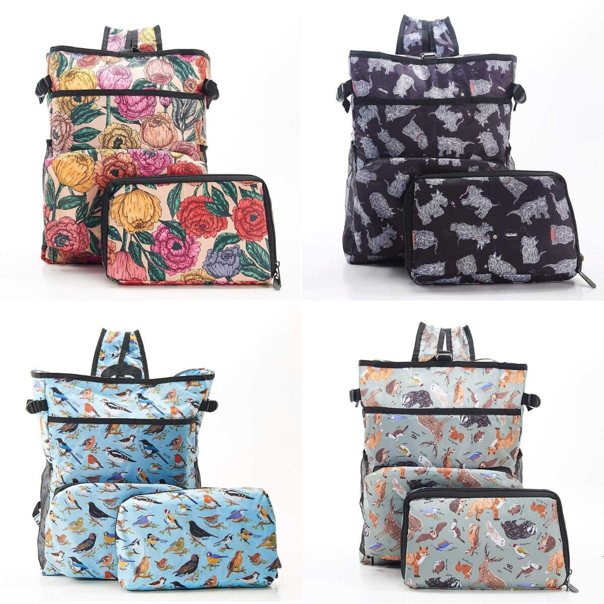 Foldable backpack shop eco chic