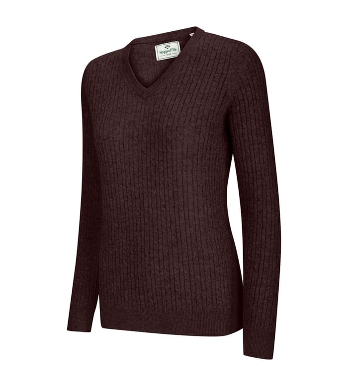 Hoggs of Fife, Lauder Ladies Cable Pullover