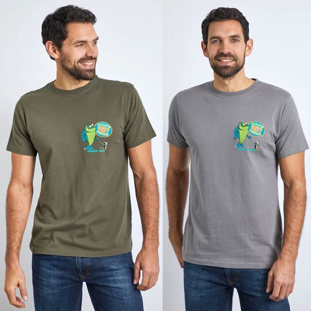 Weird Fish Man's Best Friend Organic Cotton Artist T-Shirt
