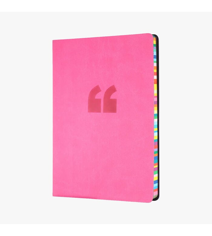 Collins, Edge Rainbow A5 Ruled Notebook, Pink
