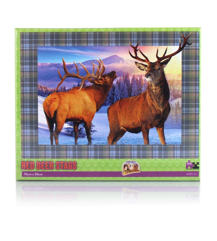 Red Deer Stag 1000 Piece Jigsaw Puzzle