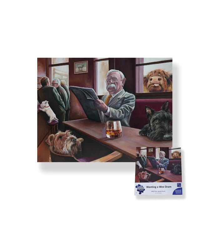 Wanting a Wee Dram, 1000 Piece Jigsaw Puzzle