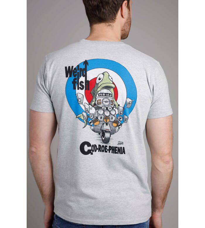 Weird Fish, Codrophenia Artist T-shirt, Grey Marl