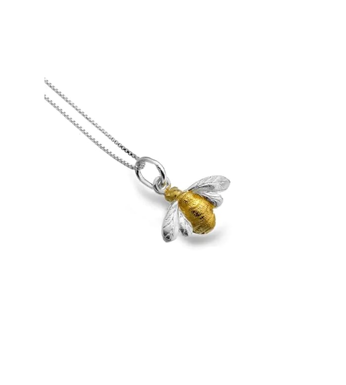 Sea Gems Bee Necklace