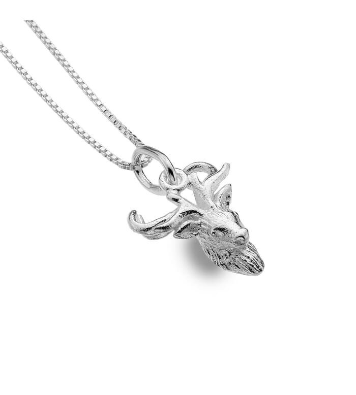 Sea Gems Stag Head Necklace