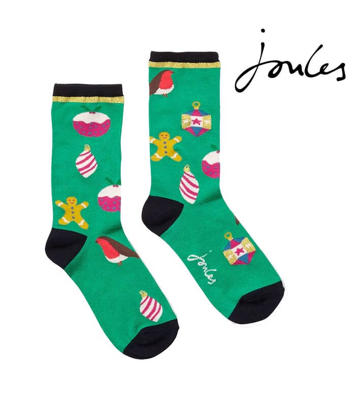Joules, Women's Eco Vero Xmas Gift Socks