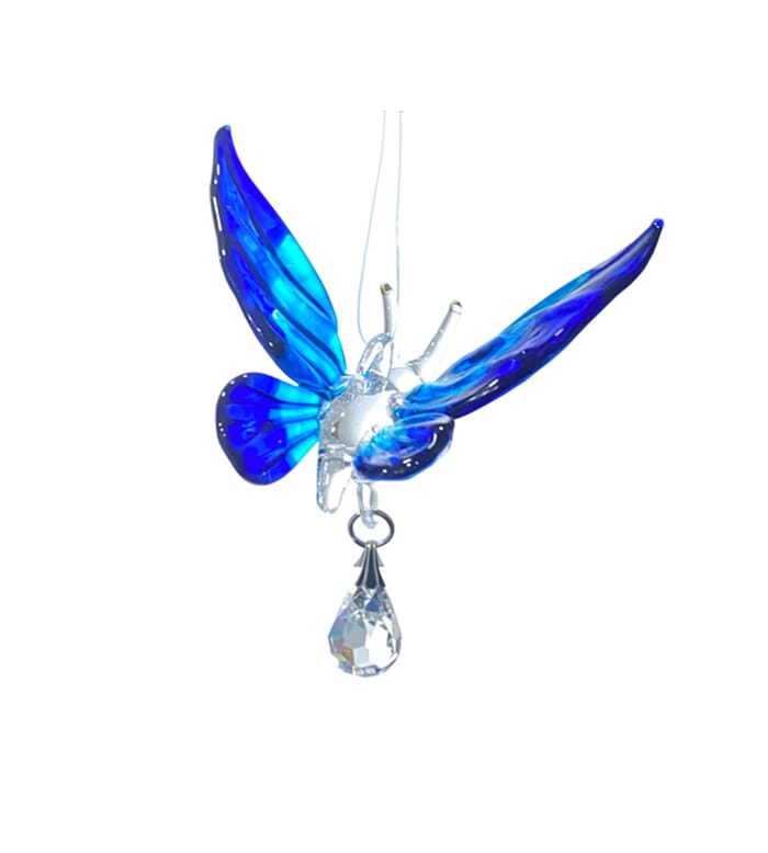 Wild Things Fantasy Glass Butterfly, Sapphire