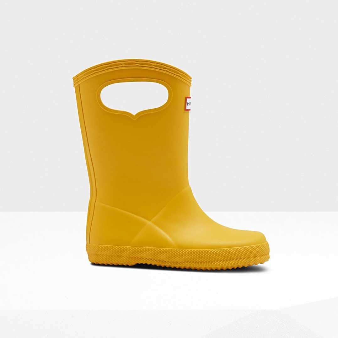 Hunter first shop wellies yellow