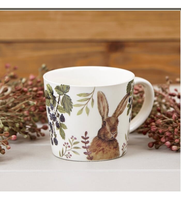 Hare and Berries Mug