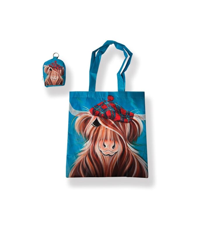 McMoo, Hamish Folding Shopping Bag With Pouch
