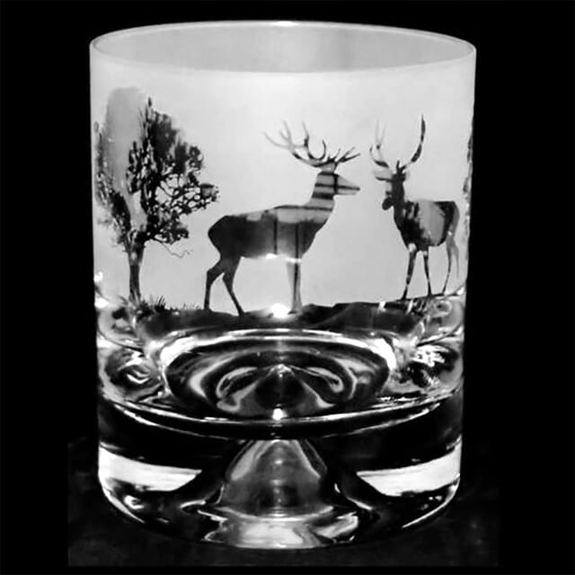 The Milford Collection Woodland Whisky Tumbler
