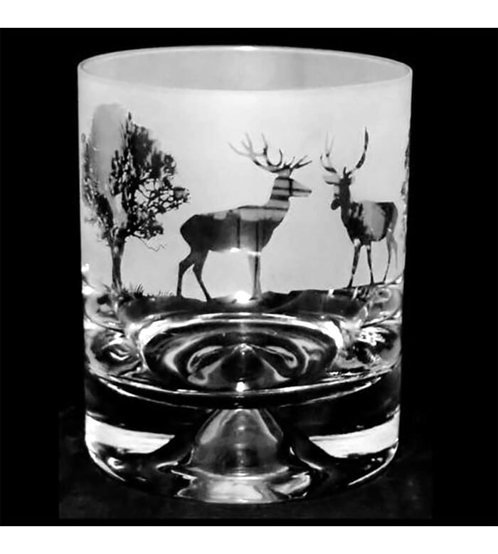 The Milford Collection Woodland Whisky Tumbler