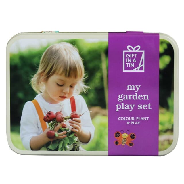 Apples to Pears Gift in a Tin My Garden Play Set