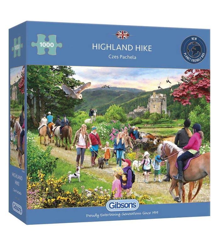 Gibsons Highland Hike Eilean Donan Jigsaw Puzzle