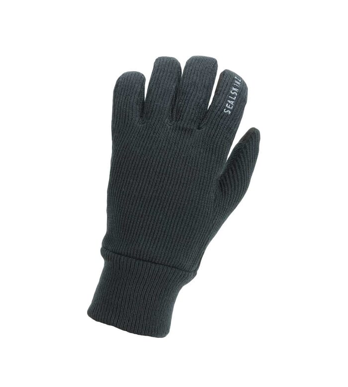 Sealskinz Windproof All Weather Knitted Glove, Black