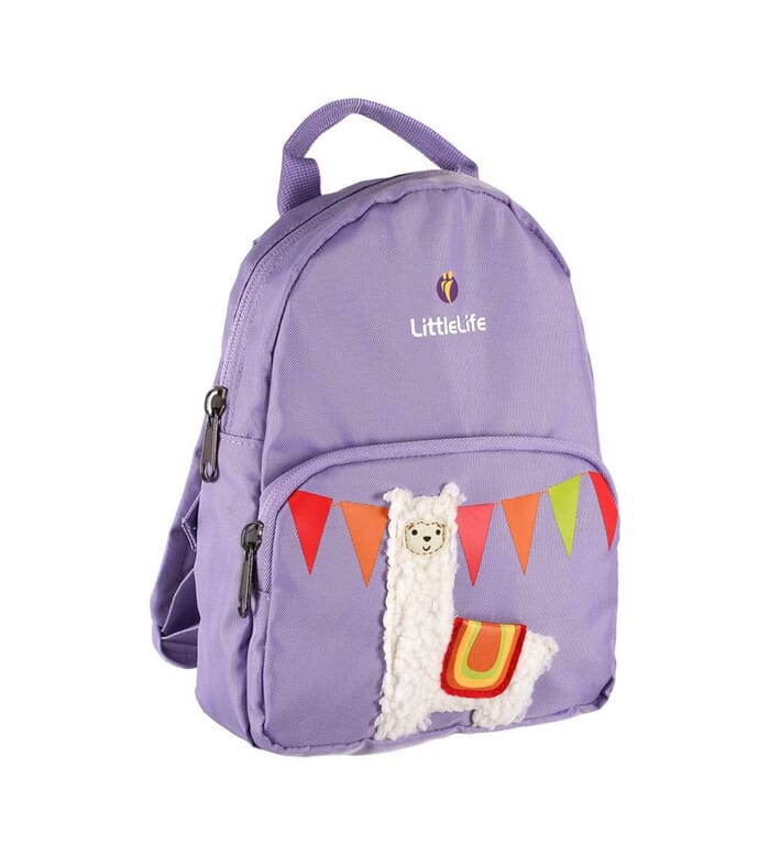 LittleLife, Friendly Faces Llama Toddler Backpack with Rein
