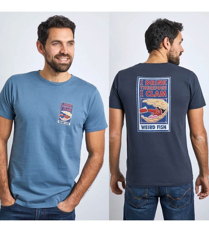 Weird Fish, I Clam Organic Cotton Artist T-Shirt