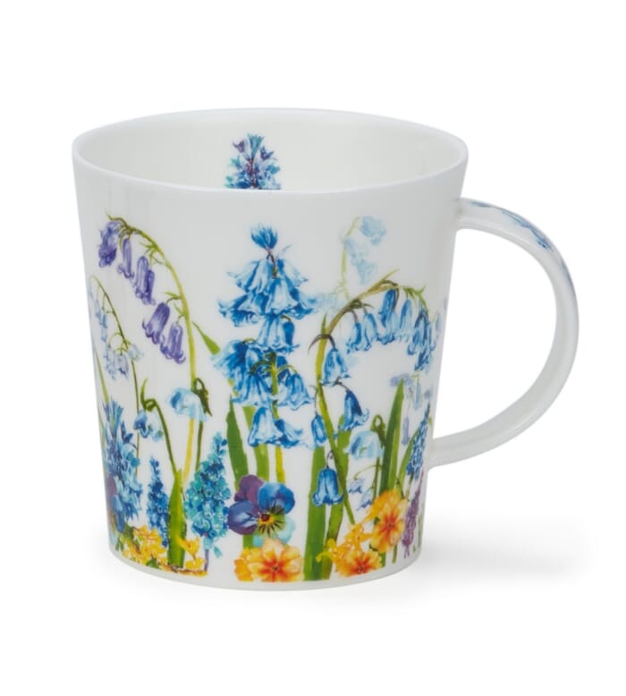 Dunoon Mugs, Floral Dance Bluebell Lomond Mug