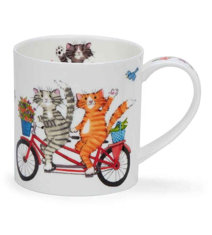 Dunoon Orkney Happy Days Cat Mug