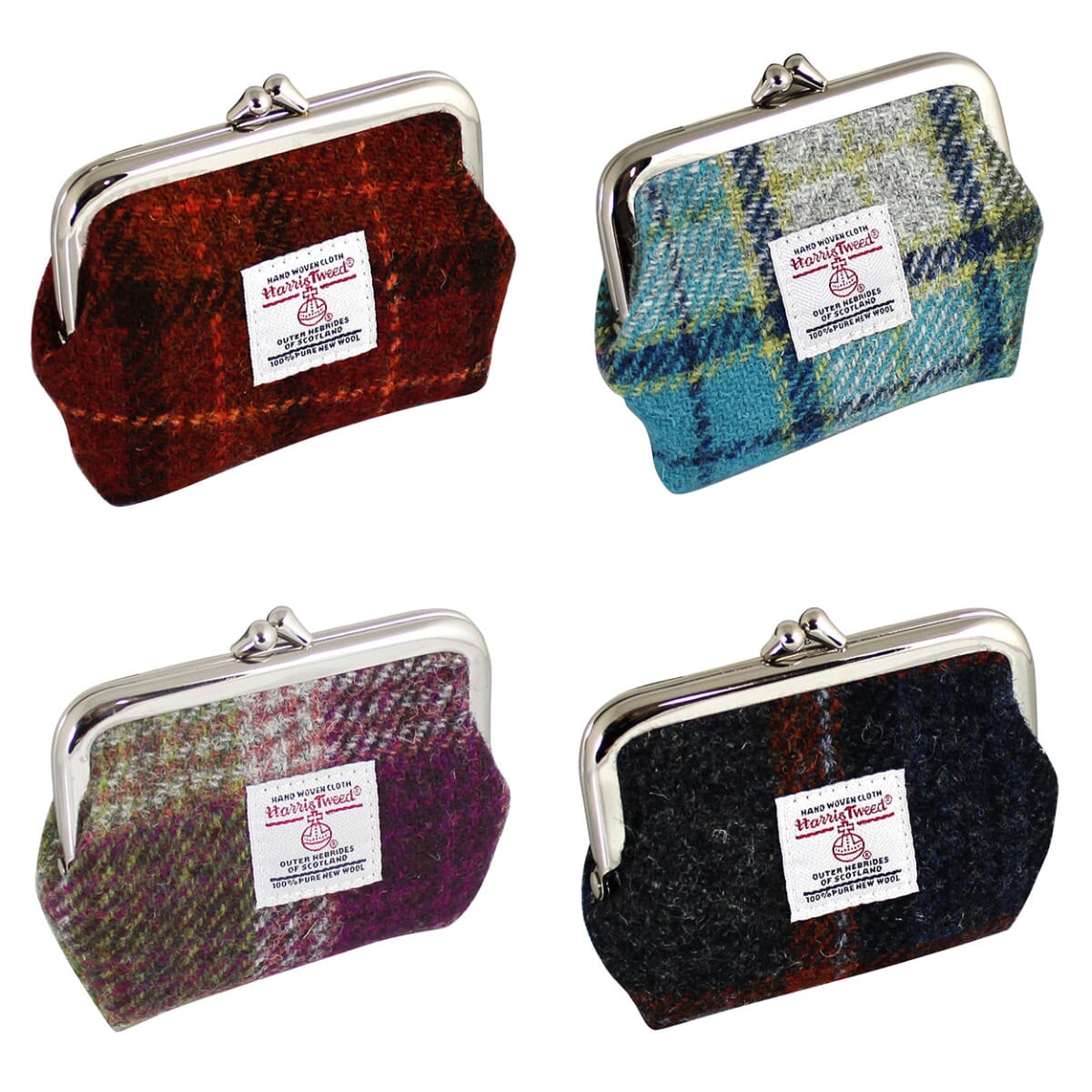 Harris tweed clasp purse online