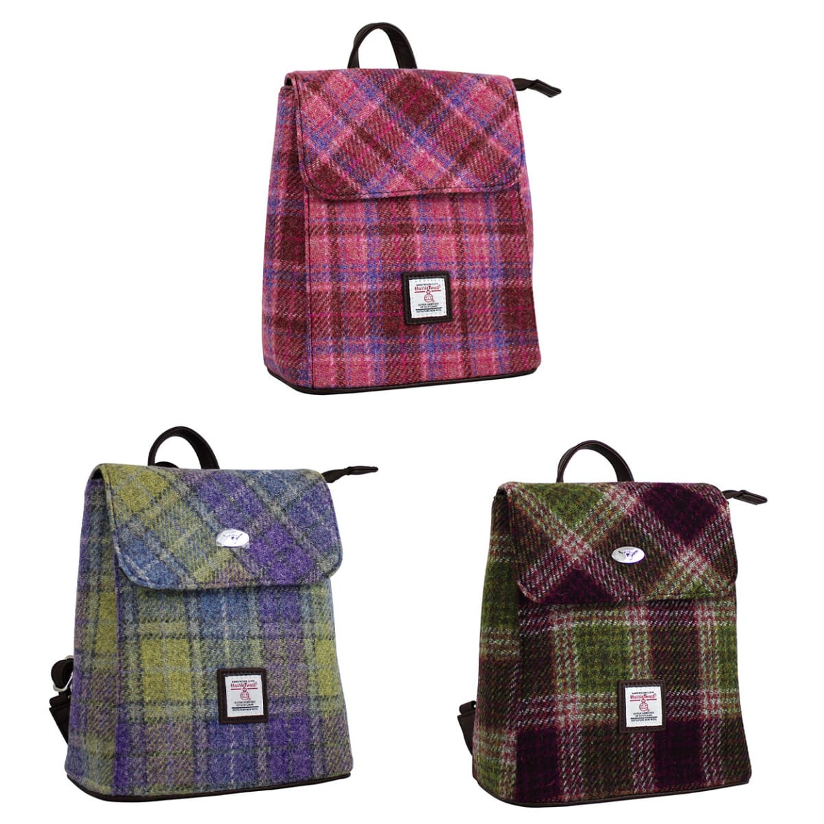 Glen Appin Tummel Harris Tweed Mini Backpack