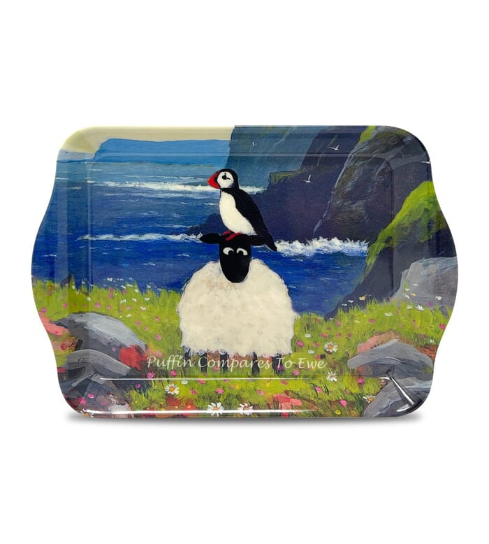 Thomas Joseph Scatter Tray - Puffin Compares to Ewe