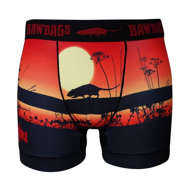 Bawbags, Dark Tartan Cotton Boxer Shorts