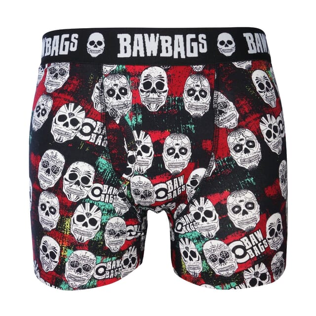 Bawbags Skulls Cotton Boxer Shorts