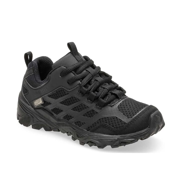 Merrell Kids' Moab FST Low Waterproof Shoes, Black