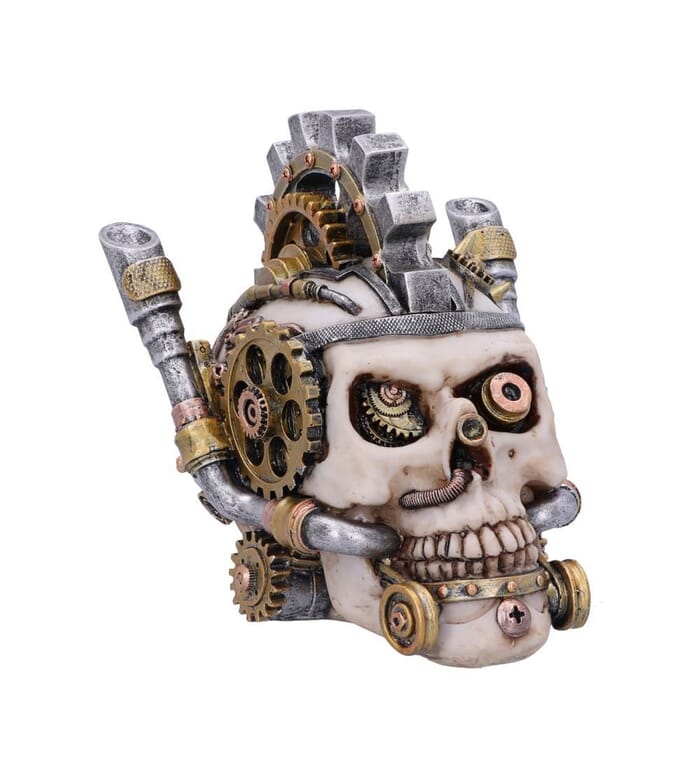 Nemesis Now, Metal Head Skull Ornament