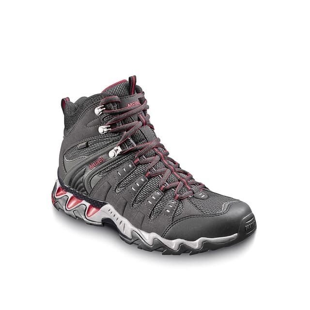 Meindl Mens Respond Mid II GTX Boots Graphite-Red
