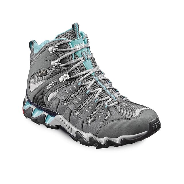 Meindl Respond Lady Mid GTX Boots, Anthracite Turquoise