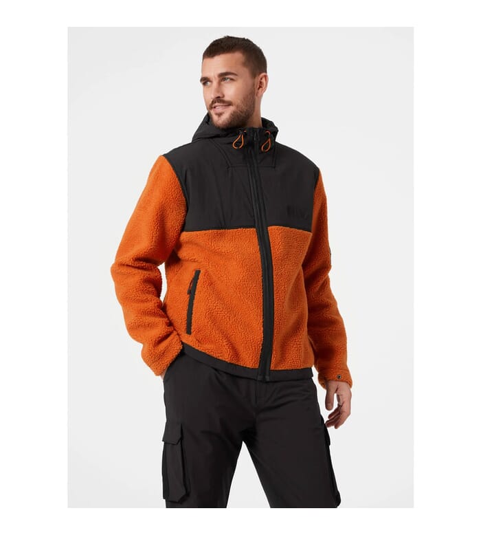 Helly Hansen, Men’s Patrol Pile Fleece Jacket, Orange