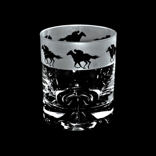 The Milford Collection Racehorse Whisky Tumbler