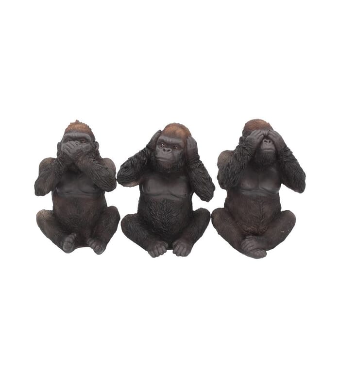 Nemesis Now Three Wise Gorillas