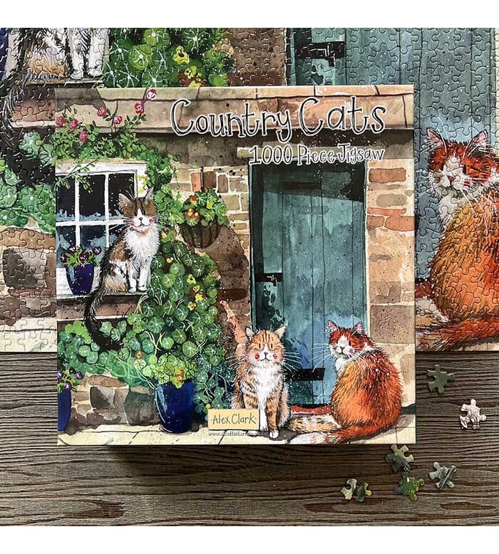 Alex Clark Country Cats 1000pc Jigsaw Puzzle