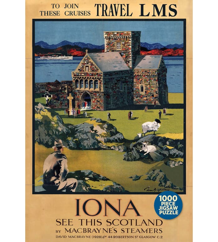The Iona Abbey 1000pc Jigsaw Puzzle