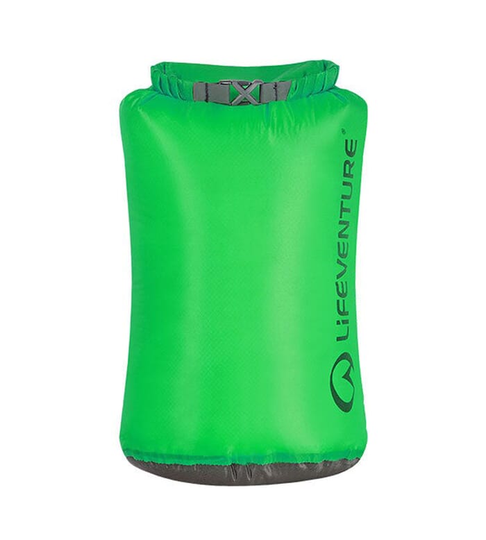LifeVenture Ultralight 10L Dry Bag Green