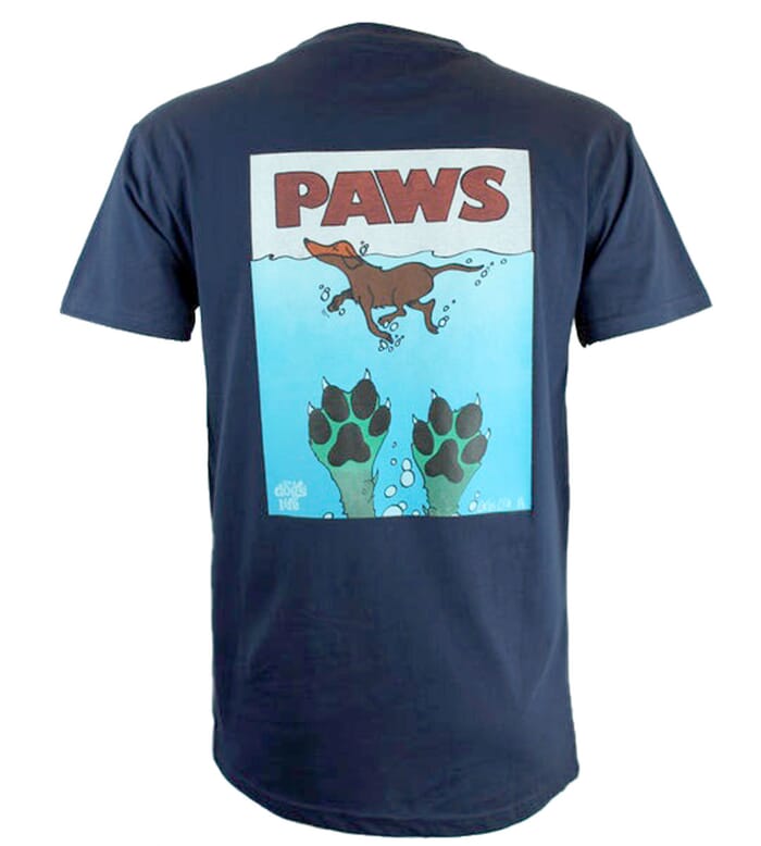 It's a Dog's Life Paws T-Shirt, Navy