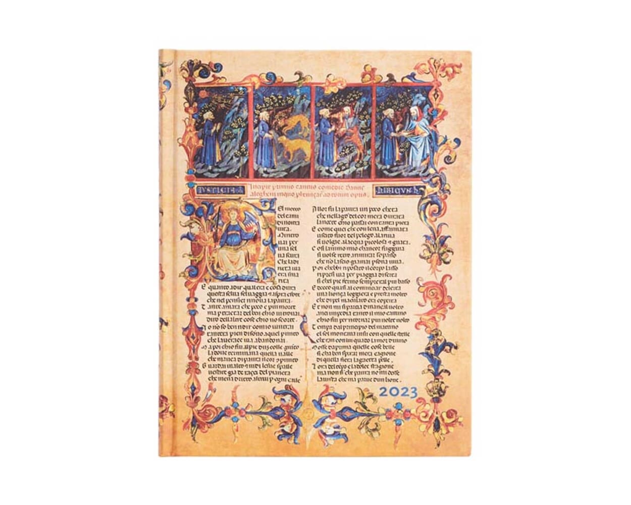 Paperblanks, Inferno 2023 Diary, Ultra Horizontal Weekly