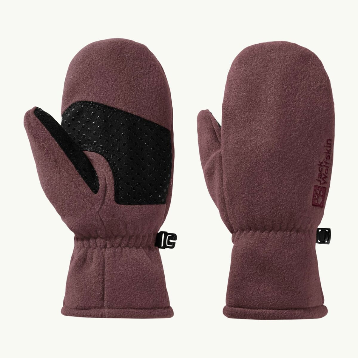 Jack Wolfskin Kids Fleece Mittens, Boysenberry